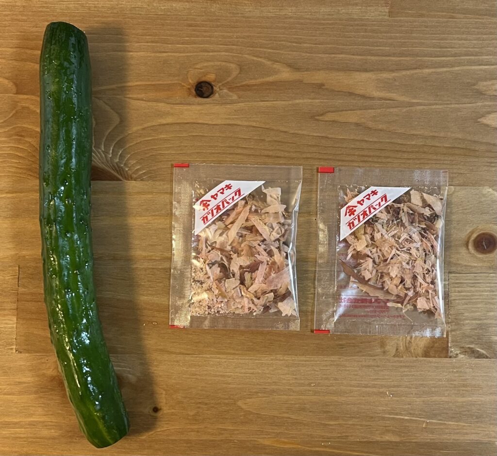 胡瓜と鰹節
