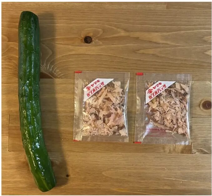 胡瓜と鰹節