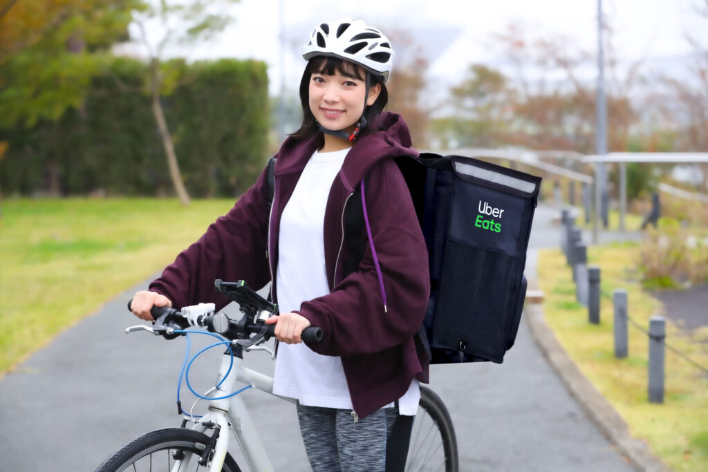 配達パートナーの女性