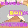 ブログ執筆が捗る！集中力が高まるストレッチ＆ヨガ習慣
