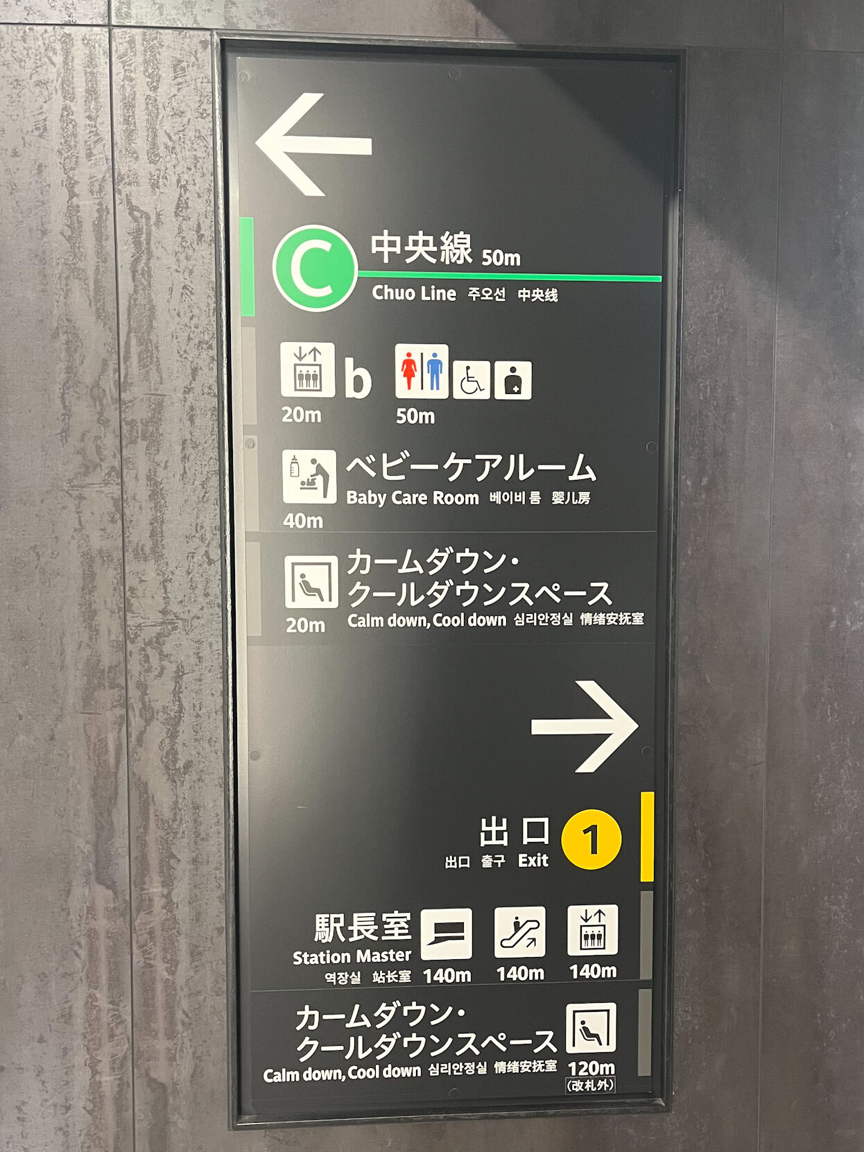 【EXPO2025】夢洲駅の案内板