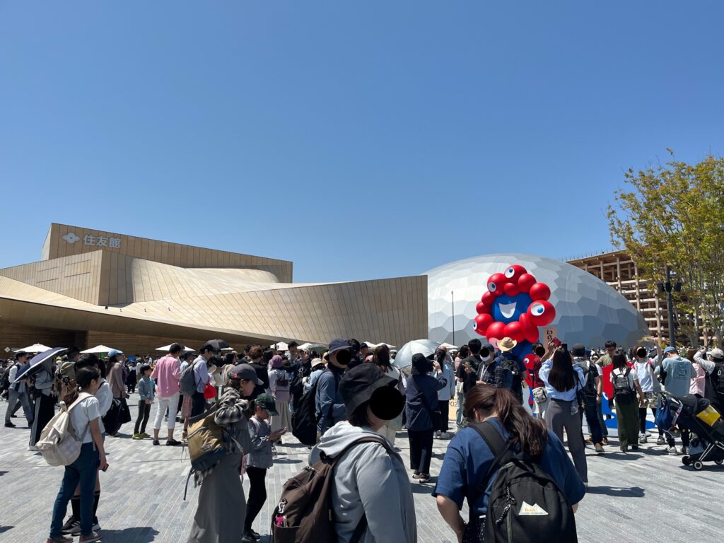 【EXPO2025】住友館の前