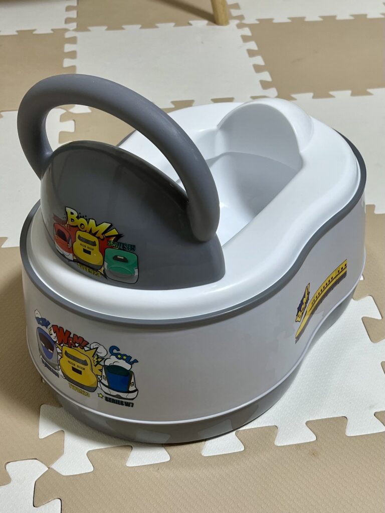 取っ手付きおまる