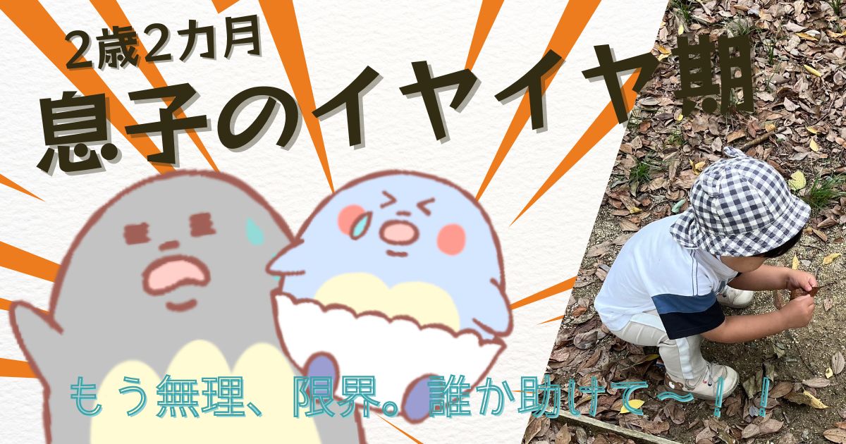 【2歳2カ月】息子のイヤイヤ期がピークへ「もう無理しんどい」限界ワンオペ育児【体験談】